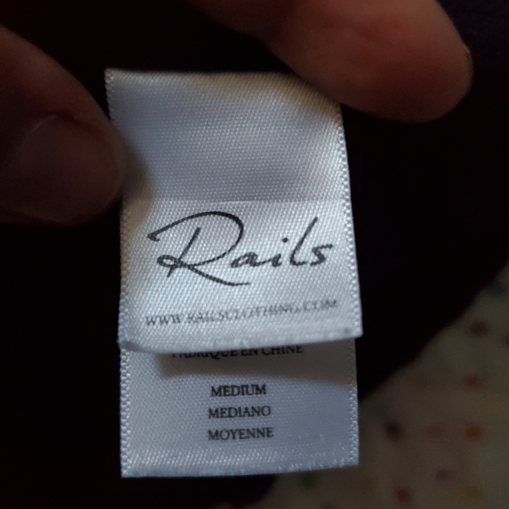 Rails Indigo Soul Patch Jacket Size Medium - image 6